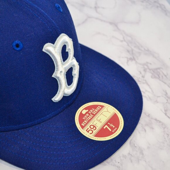 New Era Heritage Series Brooklyn Dodgers Fitted Hat 7 1/2 - Picture 5 of 6